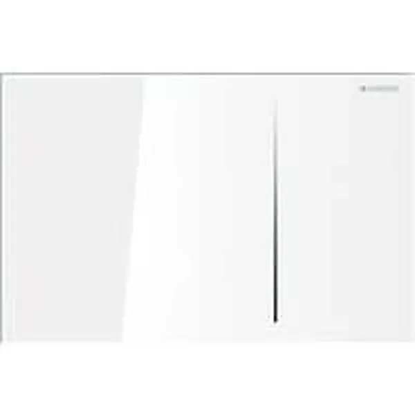 Plaque de commande Geberit Sigma70 2 touches carré inox brossé