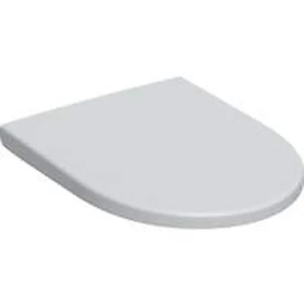 Abattant WC Geberit Icon softclose topfix blanc avec charnières QuickRelease verrouillables