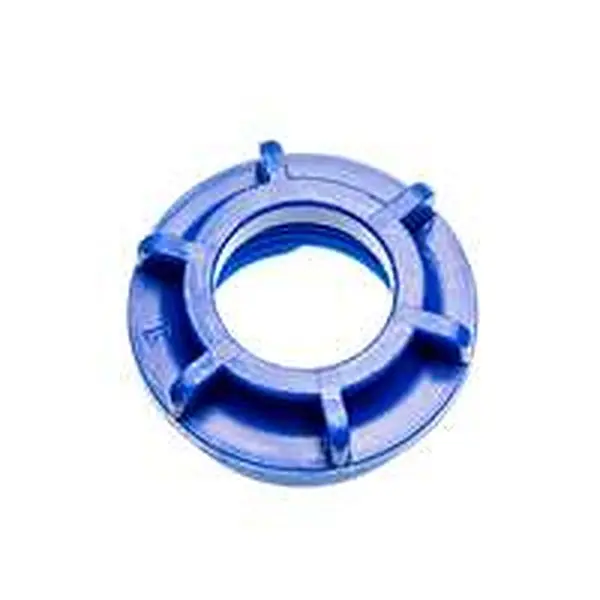 Écrou de raccord en plastique Intergas bleu
