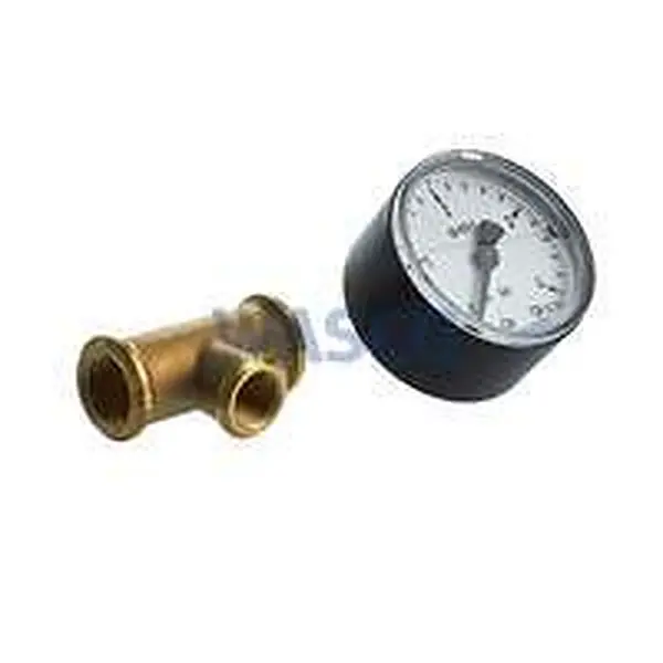 Manomètre Itho Daalderop 42461 avec té Klimax 1 + 2