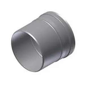 Eco Heating rookgasafvoer verloop 7"-180 L= 170 mm RVS