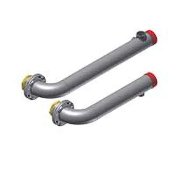 Conduite départ/retour avec bride Eco Heating S400