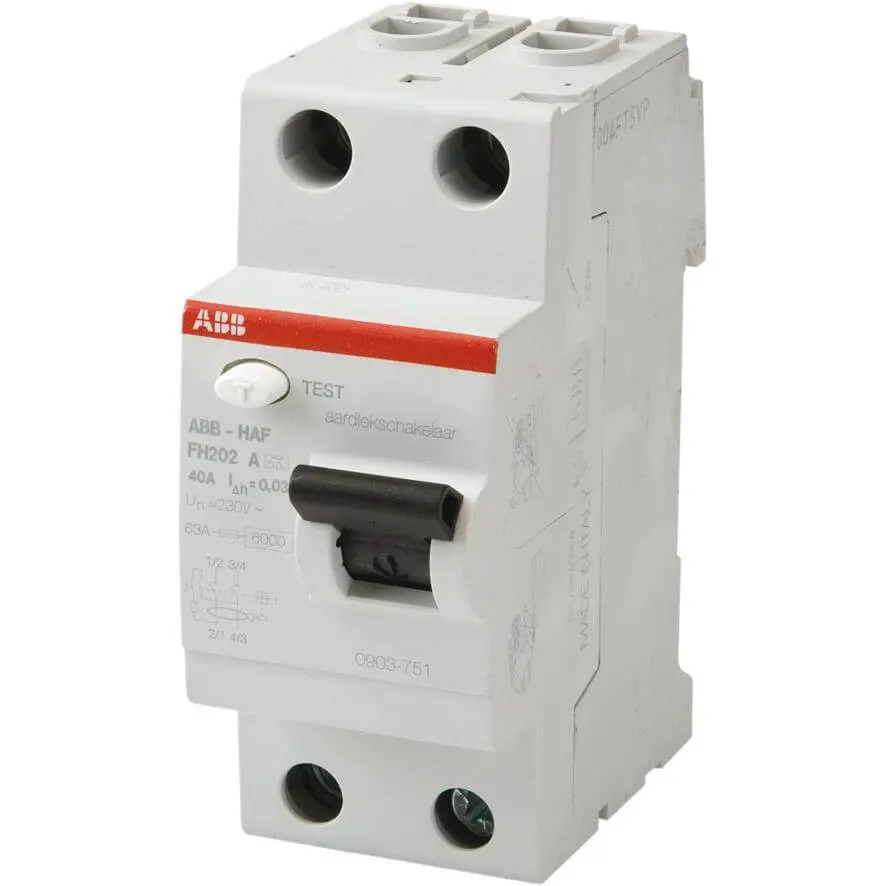 Interrupteur différentiel ABB Hafonorm 2P 40A 30 mA