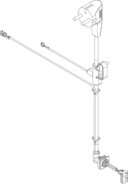 Câble avec fiche Bosch