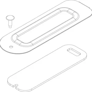 Bosch afdekplaat voor o.a. 2300i HRC25/3 8737602307