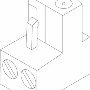 Bosch afsluitklem 2polig bruin 8718582620