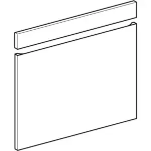 Geberit renova plan set voorzijden b=90cm wit gelakt hoog