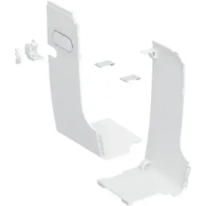 Geberit set designkappen wit voor o.a. Mera Classic Toiletsysteem, wand-wc 243.251.11.1