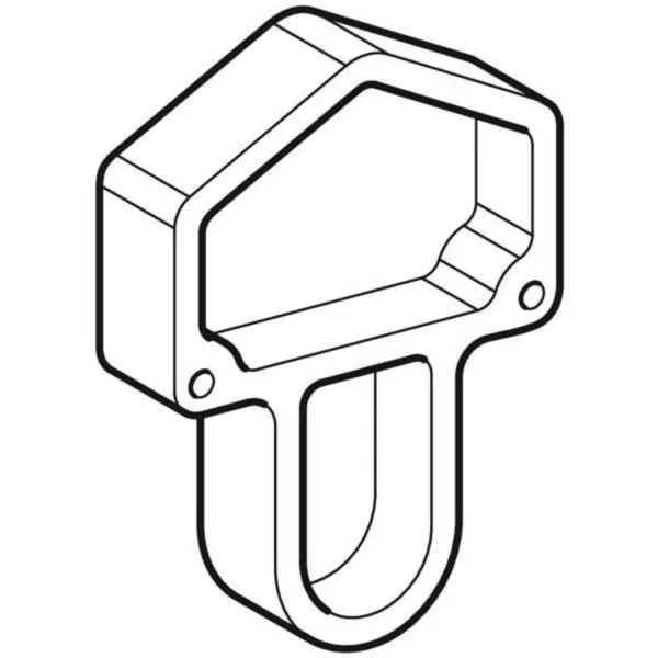 Bloc de réservation Geberit pour bâti Duofix à hauteur variable
