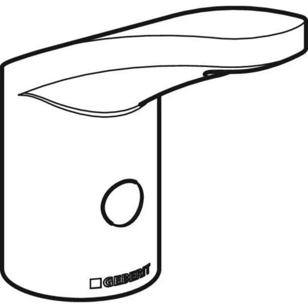 Corps de robinet Geberit HyTronic185 bouton de mélange externe