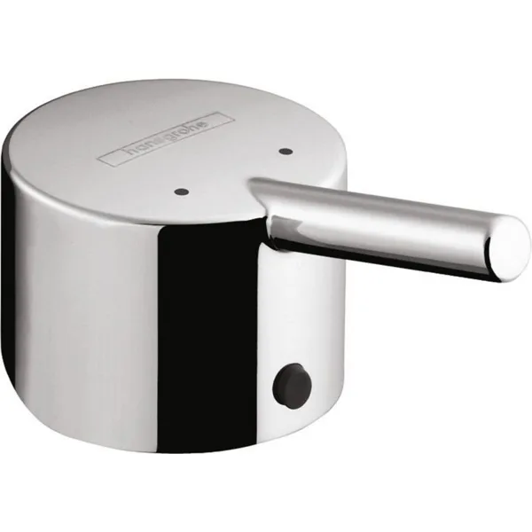 Poignée chromée Hansgrohe notamment pour mitigeur de lavabo 32096000