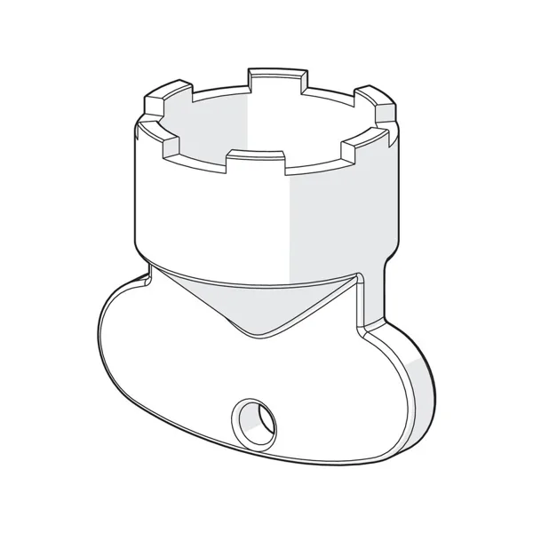 Clé pour cache Hansa m24 x 1