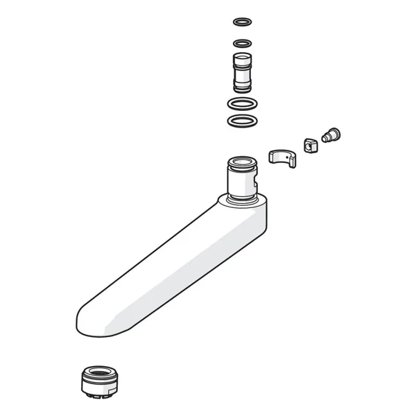 Bec Hansa complet 170 mm