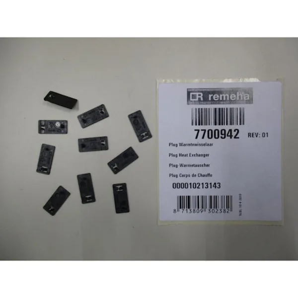 Bouchon d'échangeur thermique Remeha 7700942 pour Tzerra Ace
