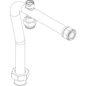Nefit pijp voor o.a. Compress Hybrid 3400i AWS 87186460200