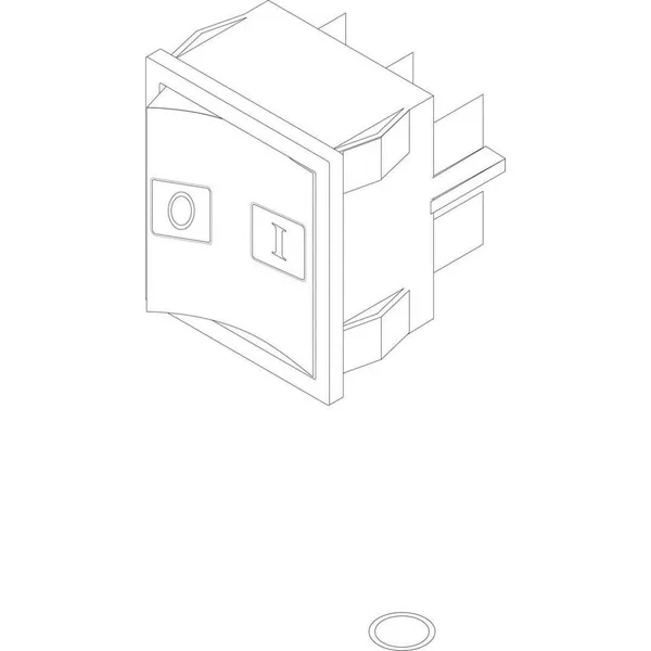 Interrupteur marche/arrêt Buderus/Bosch armoire 4212