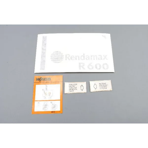 Jeu d'autocollants Rendamax ancien n° : DPE075AS