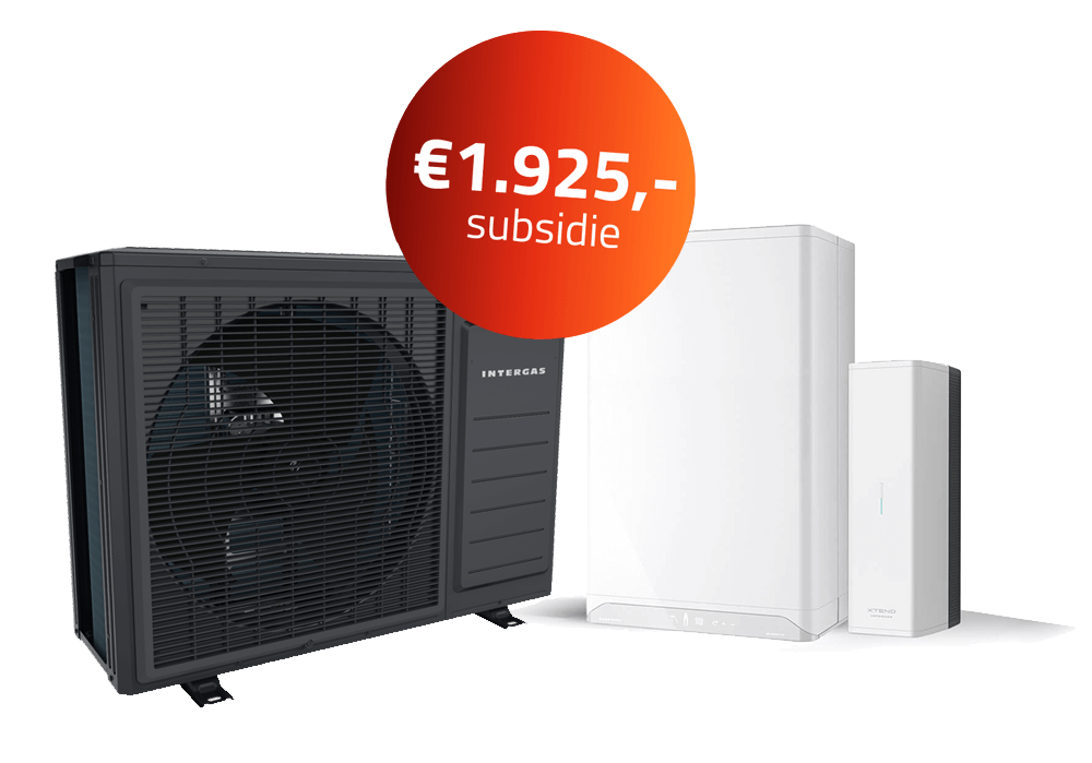 Intergas Xtend Eco monoblock 5 kW R290 warmtepomp