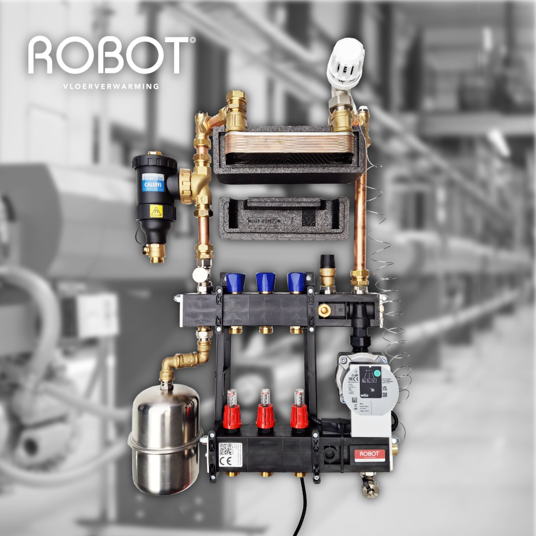 Robot vloerverwarmingsverdeler composiet
