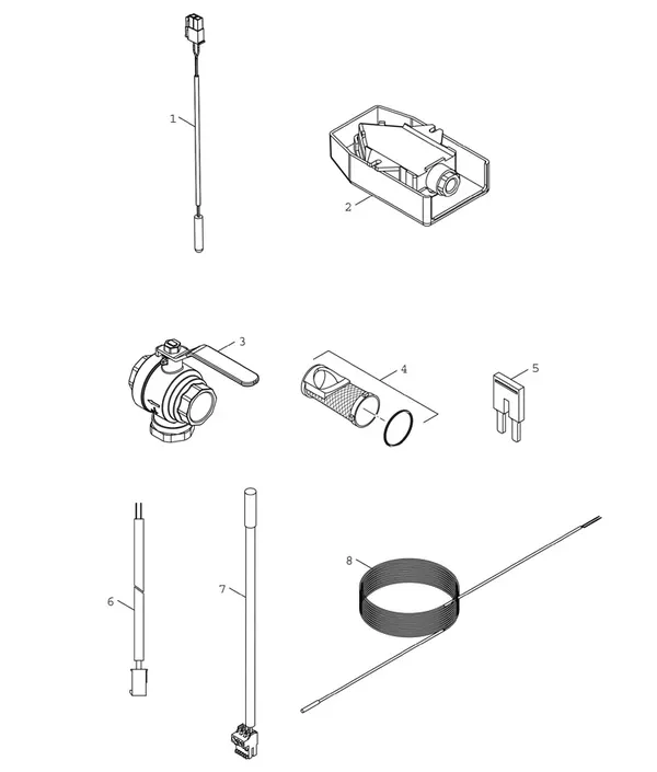 Vue éclatée Bosch Compress Hybrid 3400i AWS (CS3400iAWS 14B) : Accessoire