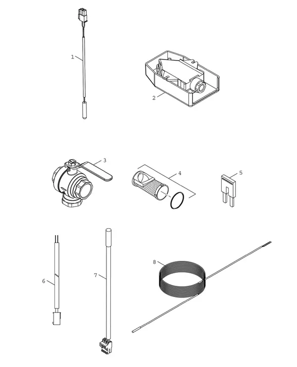 Vue éclatée Bosch Compress 3400i AWS (CS3400iAWS 10E) : Accessoire