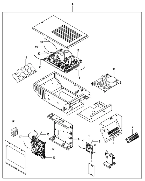 Vue éclatée Bosch Compress 3400i AWS 12kW (CS3400iAWS 12 OR-T) : Thermorégulateur