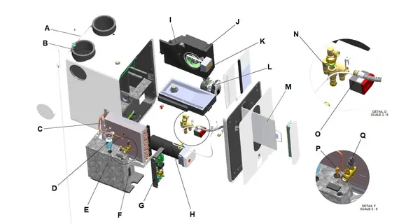 Exploded view Inventum Modul-AIR Flex: Totaaloverzicht
