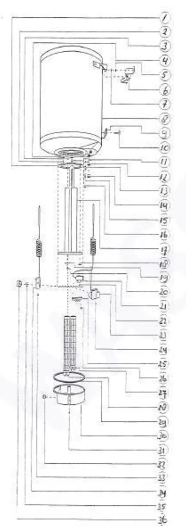 Vue éclatée Inventum EDR 121 Comfort : Vue d'ensemble