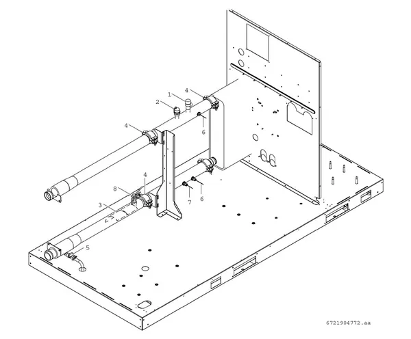 Vue éclatée Bosch Compress 3000 AWP (CS3000AWP 31) : Standard