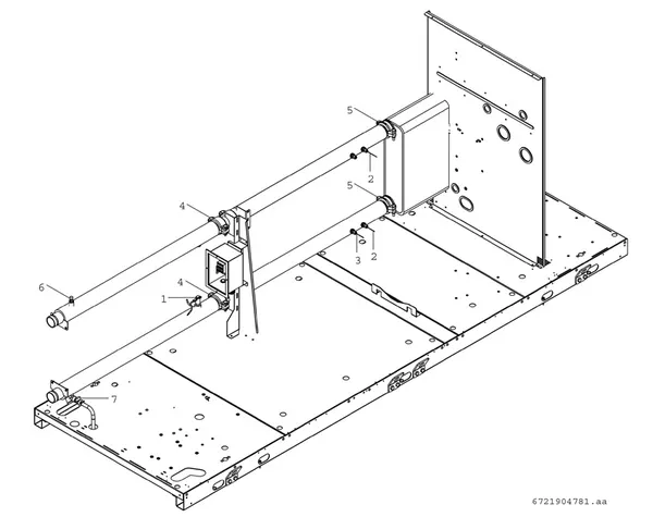 Vue éclatée Bosch Compress 3000 AWP (CS3000AWP 53) : Standard