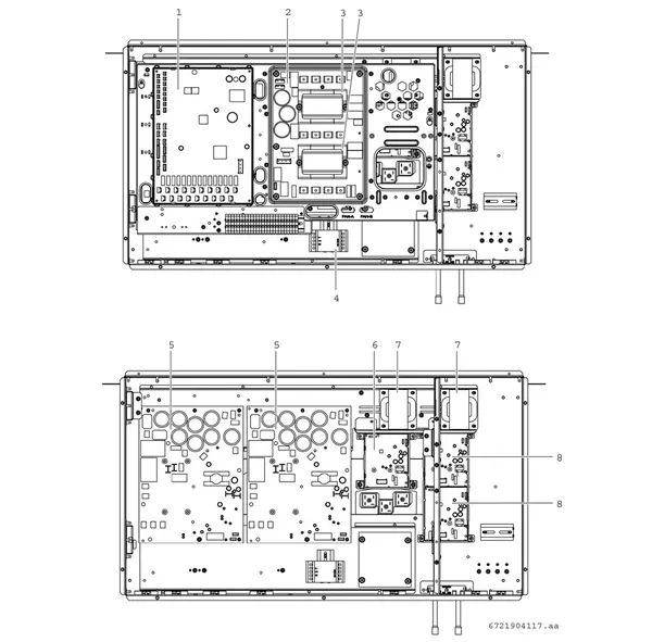 Vue éclatée Bosch Compress 3000 AWP (CS3000AWP 59) : Régulation