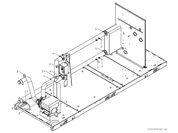 Vue éclatée Bosch Compress 3000 AWP (CS3000AWP 59 P) : Standard