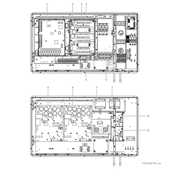 Vue éclatée Bosch Compress 3000 AWP (CS3000AWP 31 MB) : Régulation