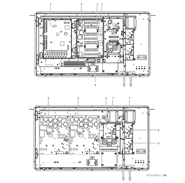 Vue éclatée Bosch Compress 3000 AWP (CS3000AWP 59 S) : Régulation