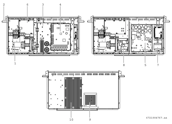Vue éclatée Bosch Compress 3000 AWP (CS3000AWP 16 C) : Régulation