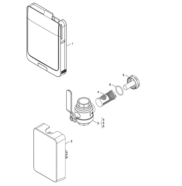 Vue éclatée Bosch Compress 5800i AW (CS5800iAW 12 M) : Accessoires