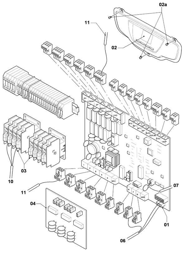 Vue éclatée AWB MagnaGeo 10 BPT HPS 100-2 : Boîtier électrique