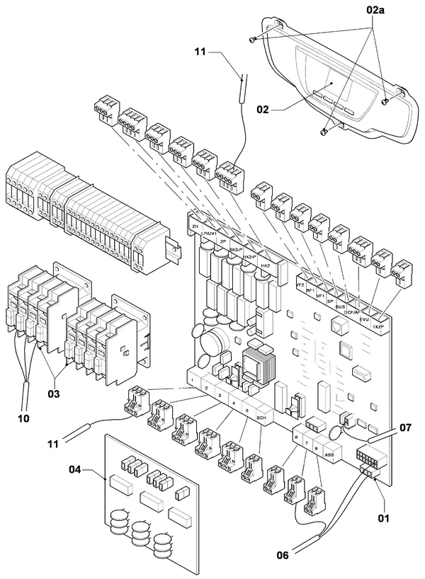Vue éclatée AWB MagnaGeo 10 BPT HPS 103-2 : Boîtier électrique