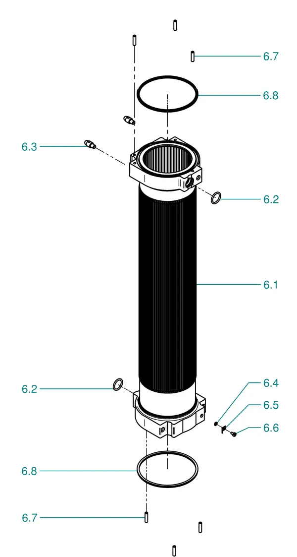 Exploded view Itho Daalderop CombinAir 2.5/24/33: Wisselaar