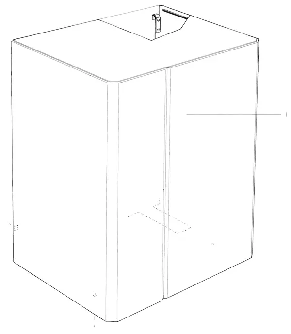 Vue éclatée Nefit (Bosch) Ecomfit H : Bemanteling