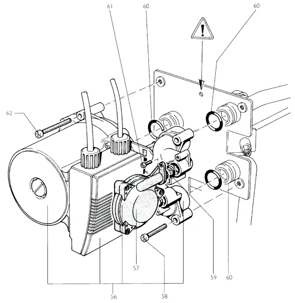 Vue éclatée Nefit (Bosch) EcomLine Economy HRC 23V : Pompe
