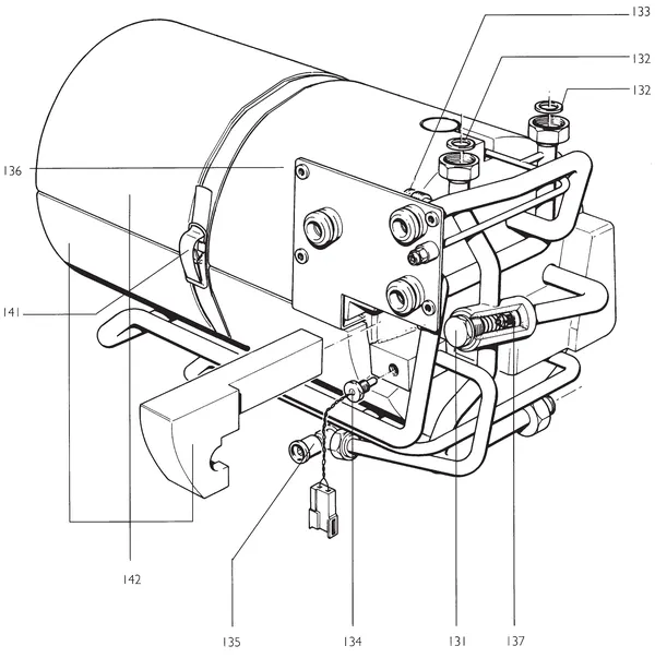 Vue éclatée Nefit (Bosch) EcomLine Economy HRC 23V : Tappot