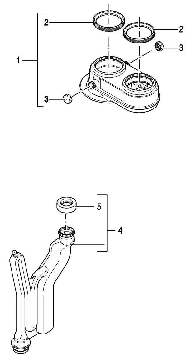 Vue éclatée Nefit (Bosch) ProLine NxT HRC 30 CW5 : Siphon
