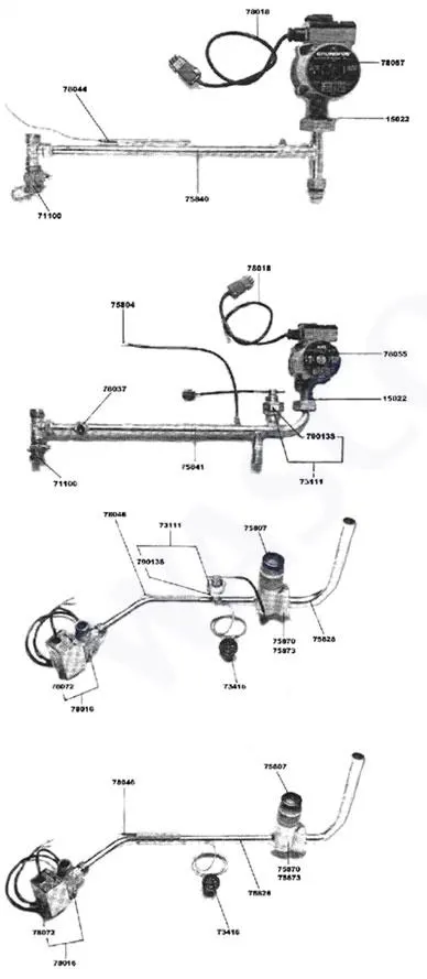 Vue éclatée Nefit (Bosch) Turbo 32C : Bloc gaz pompe