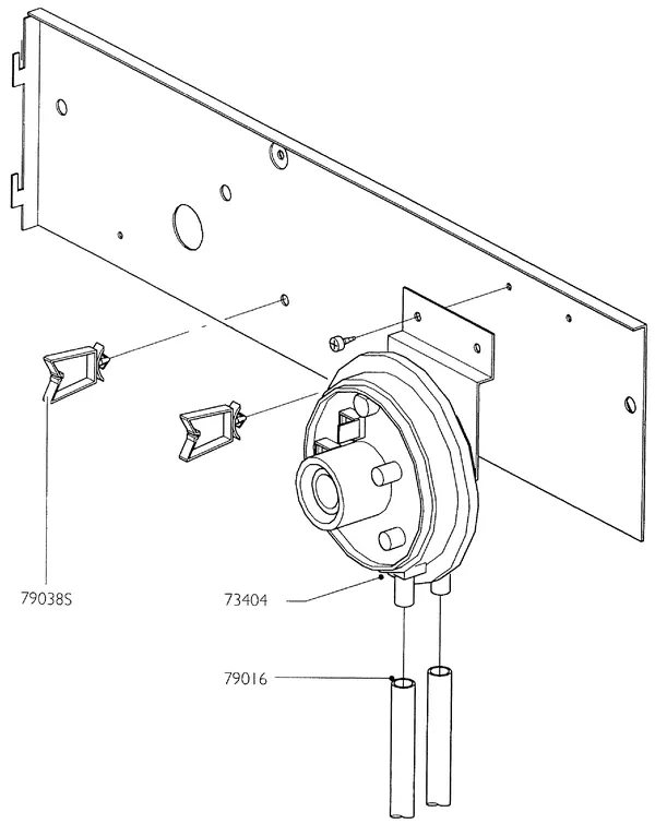 Exploded view Nefit (Bosch) Turbo 90 HRC21V80: Drukverschilschakelaar