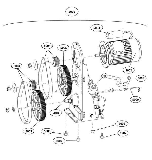 Vue éclatée Remeha Gas 35 A HP : Groep 5 t m n° de série 382960000