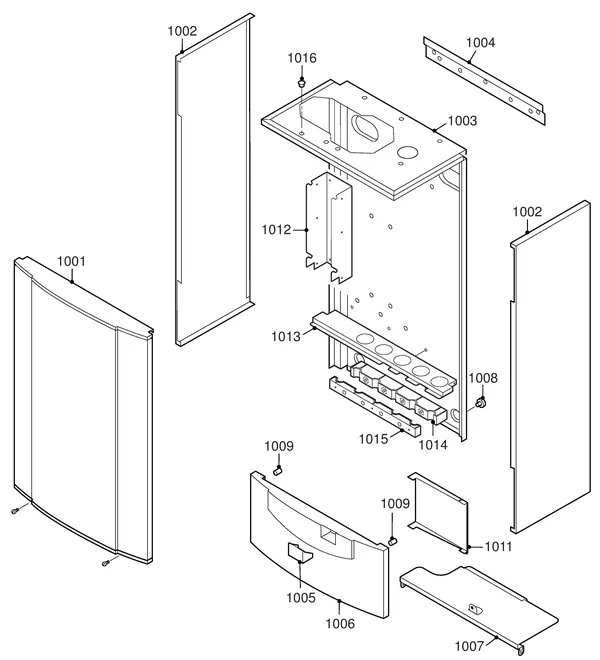 Exploded view Remeha Quinta 25 Solo: Mantel