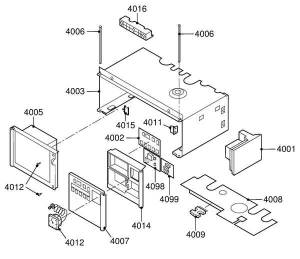 Exploded view Remeha Quinta 45 Solo: Elektra