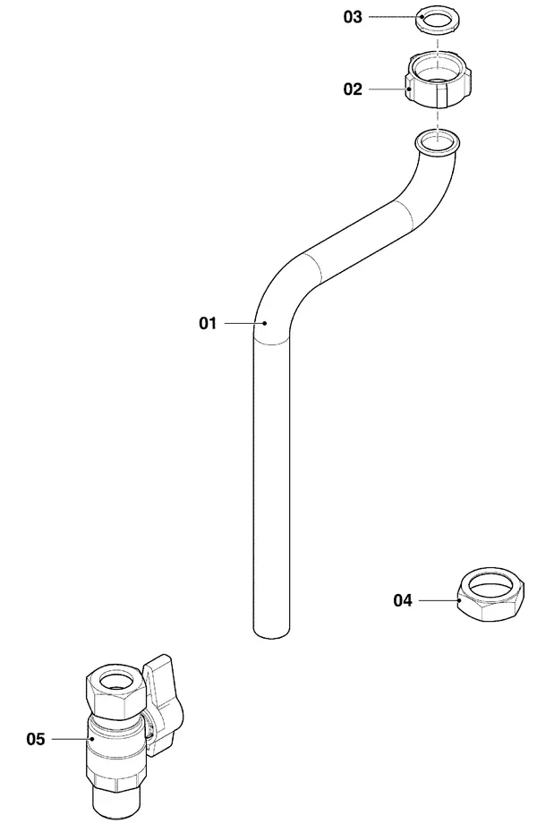 Vue éclatée Vaillant ecoTEC plus VHR 35/40 CS/1-5 : Pièces hydrauliques