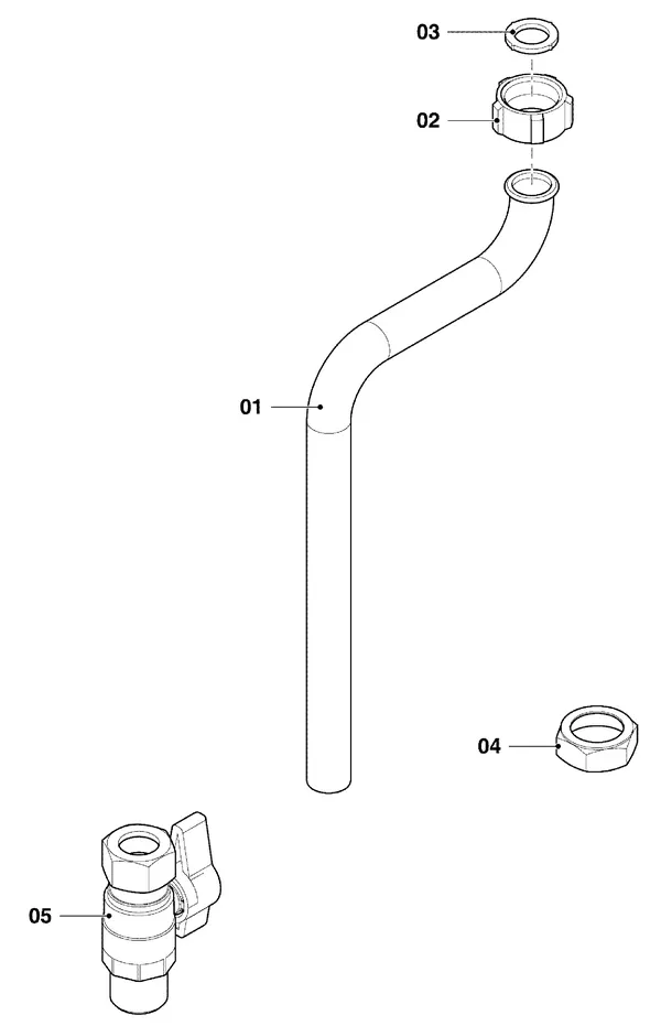 Vue éclatée Vaillant ecoTEC plus VHR I 36 CS/1-5 R1 : Pièces hydrauliques